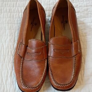 Tommy Bahama Men's Brown Penny Loafers